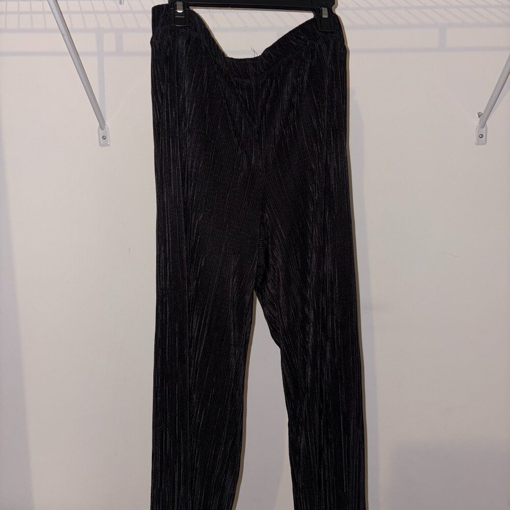 Flowy black wide leg pants